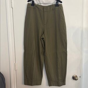 Olive Green Women Pants